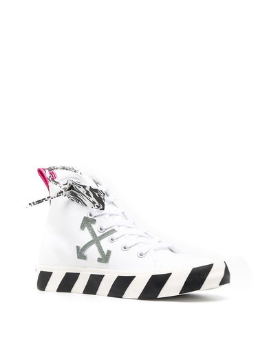 Кецове и обувки Off-White High Top Vulcanized Бяло | OMIA119R21FAB0010109, 1