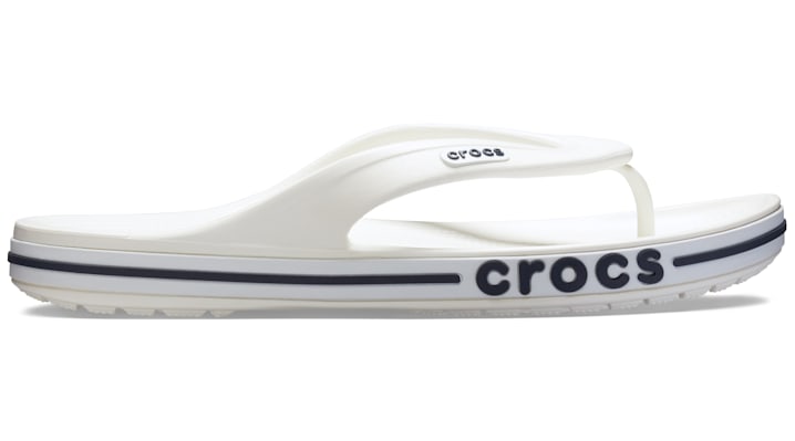 Кецове и обувки Crocs Bayaband Flips Black Бяло | 205393-126, 0