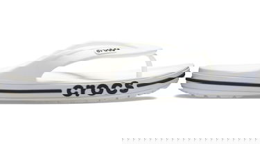 Кецове и обувки Crocs Bayaband Flips Black Бяло | 205393-126, 0
