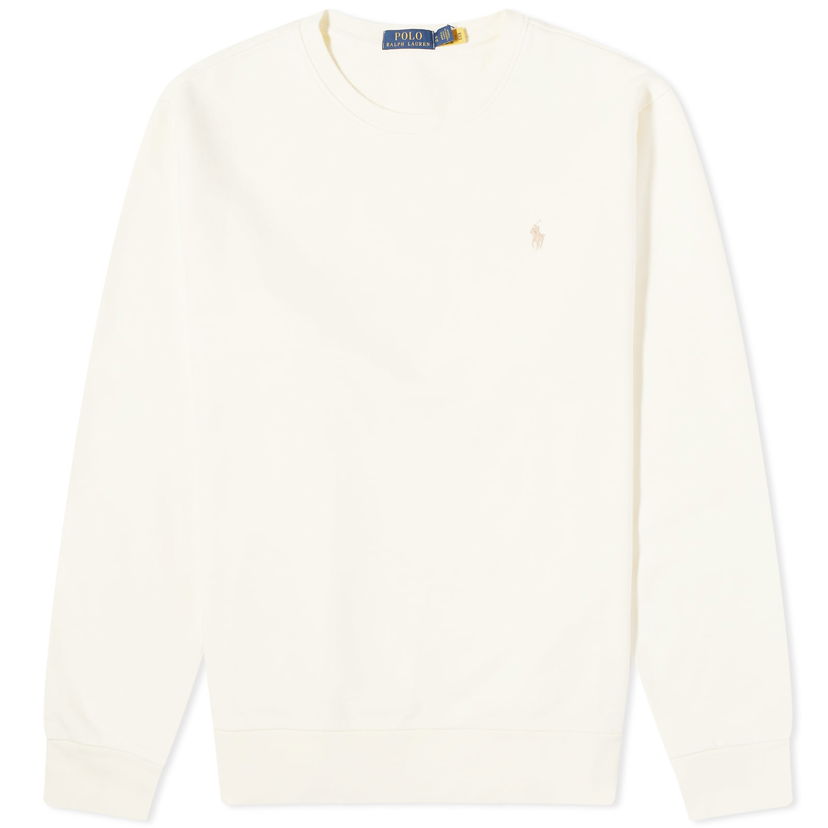 Суитчър Polo by Ralph Lauren Polo Ralph Lauren Loopback Crew Sweat Clubhouse Cream Бяло | 710916689003