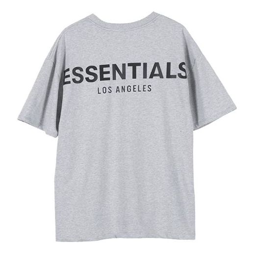 Тениска Fear of God Essentials Los Angeles Reflective Short Sleeve T-Shirt Сиво | FOG-SS20-006, 0