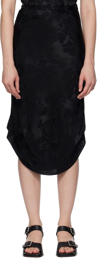 Пола Maison Margiela Floral Midi Skirt Черно | S52ME0025 M35471, 0