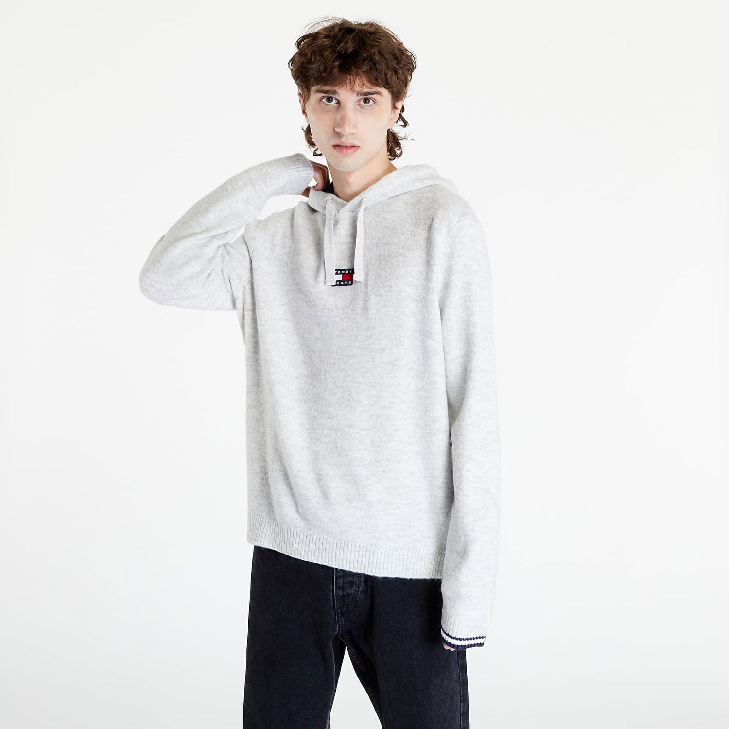 Суитчър Tommy Hilfiger Relaxed Badge Hoodie Бяло | DM0DM15067 PJ4, 0