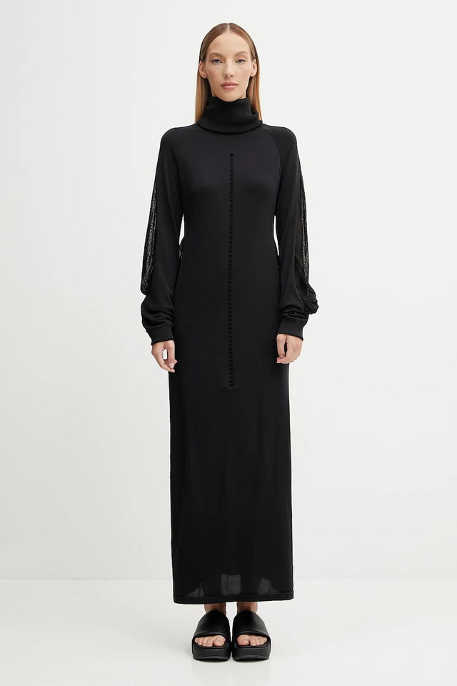 Y-3 Maxi Hooded Knit Dress