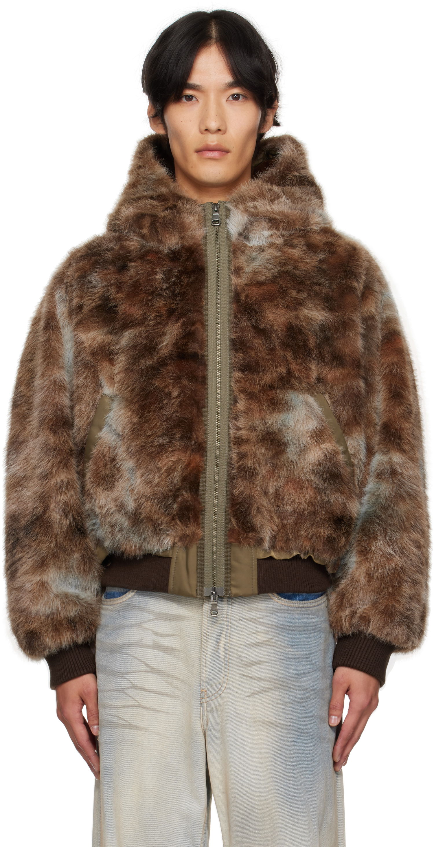 Яке Andersson Bell Andersson Bell Vanessa Faux-Fur Jacket Кафяво | awa728w, 0