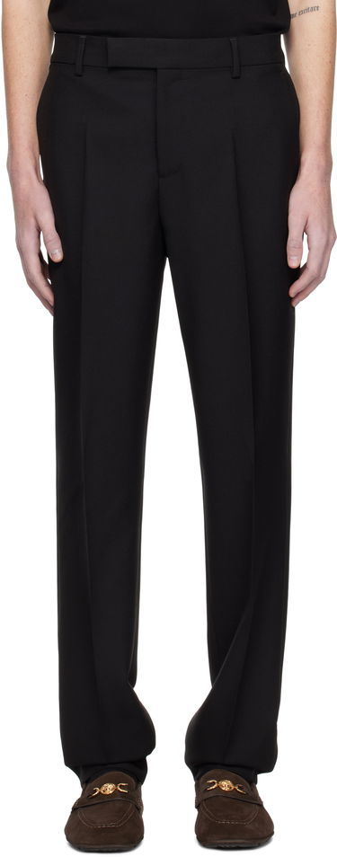 Панталони Versace Formal Mohair-Blend Trousers Черно | 1016648_1A11068, 0