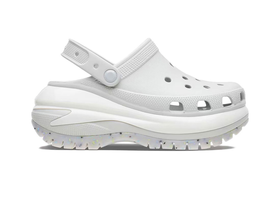 Кецове и обувки Crocs Classic Mega Crush Clog Бяло | 207988-1FS, 0