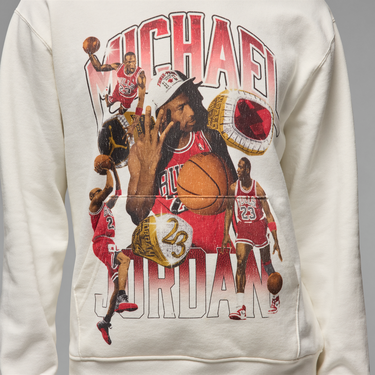 Суитчър Jordan Jordan Flight Fleece Print Hoodie Бежово | HJ4396-133, 3