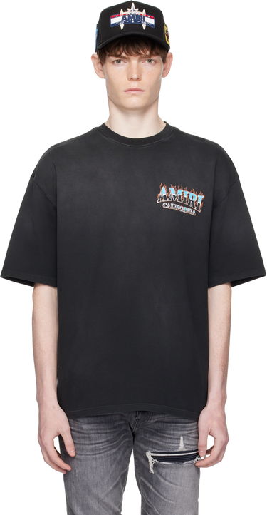 Тениска AMIRI AMIRI Sunny Place Oversized T-Shirt Черно | AMJYTE1210, 0