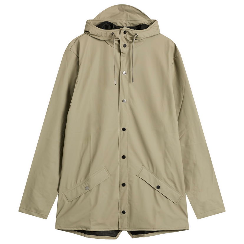 Яке Rains Classic Hooded Rain Jacket, Size Small Бежово | 12010-108