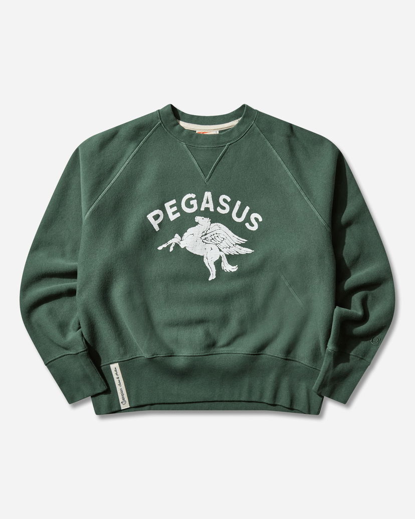 Суитчър Champion Index and Archives Sunset Reverse Weave Fleece Sweatshirt with Pegasus Graphic Зелено | 221836 GS501