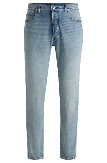 Дънки BOSS Tapered-Fit Stretch Denim Jeans Синьо | 50529224, 0