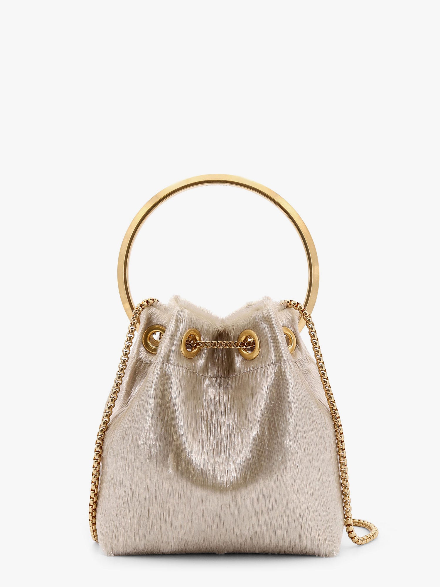 Дамска чанта Jimmy Choo BON BON Handbag Бежово | BONBONTSWCHAMPAGNE, 1