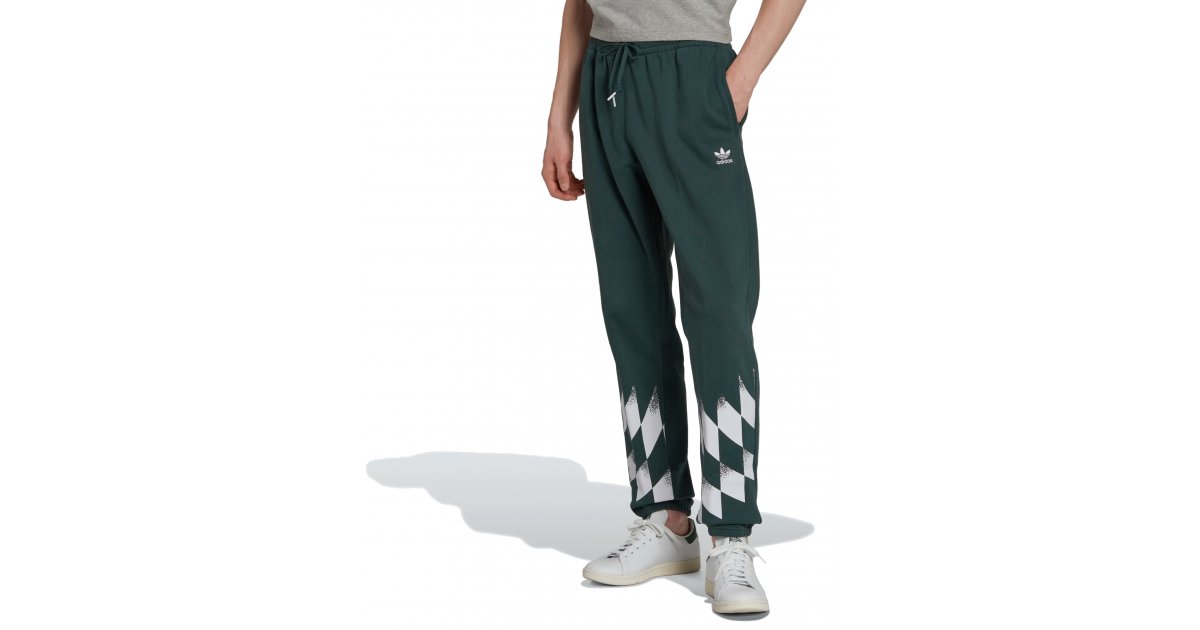 Спортни панталони adidas Originals Sweatpants Rekive Placed Graphic Зелено | hk7357, 1