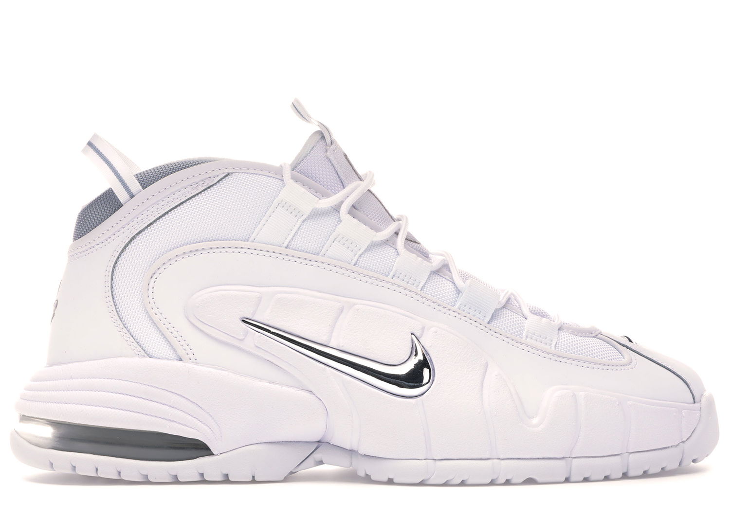 Кецове и обувки Nike Air Max Penny White Metallic 2018 Бяло | 685153-100, 0