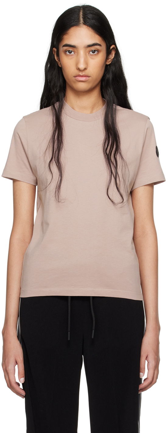 Тениска Moncler Pink Pleated T-Shirt Розово | J20938C0001489A17, 0