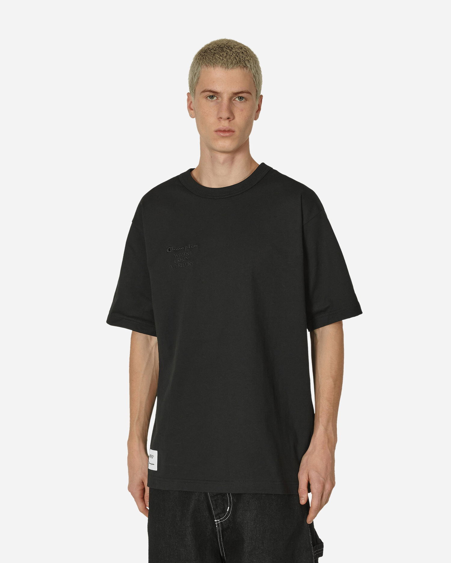 Тениска Champion WTAPS Academy Crewneck Черно | C8-Z351 090, 0