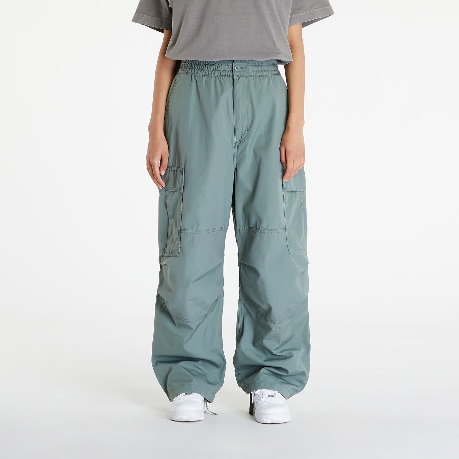 Карго панталони Carhartt WIP Jet Cargo Pant Park Rinsed Синьо | I032260.1YF02, 0
