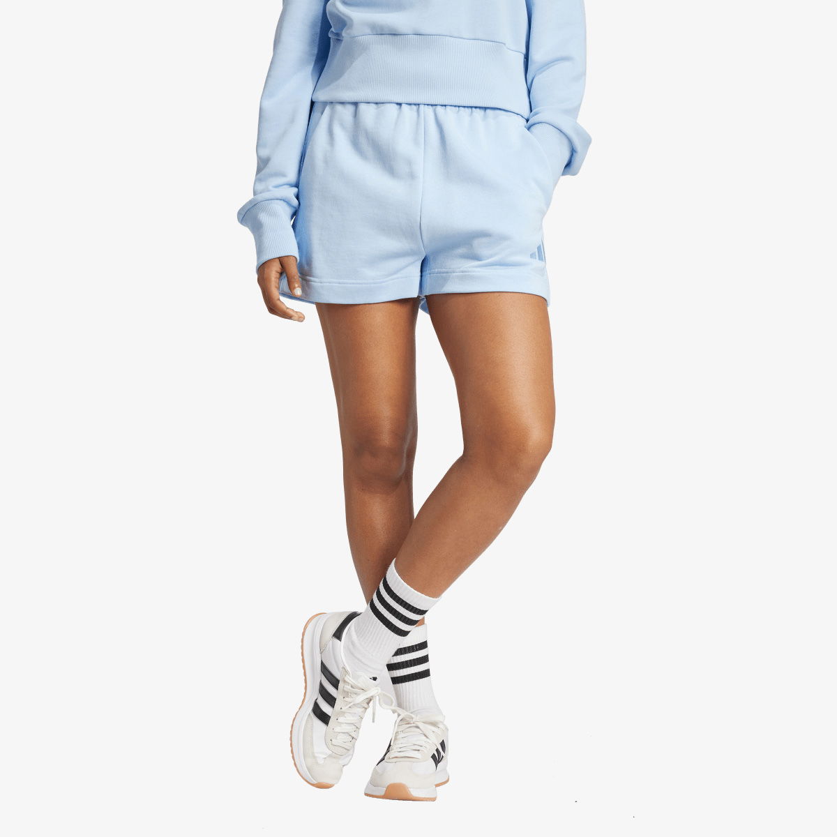 Къси панталони adidas Originals All Season Fleece Shorts Синьо | JW6680, 1