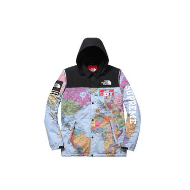 Яке The North Face Supreme x Expedition TNF Coaches Jacket Maps Многоцветен | SS14, 0