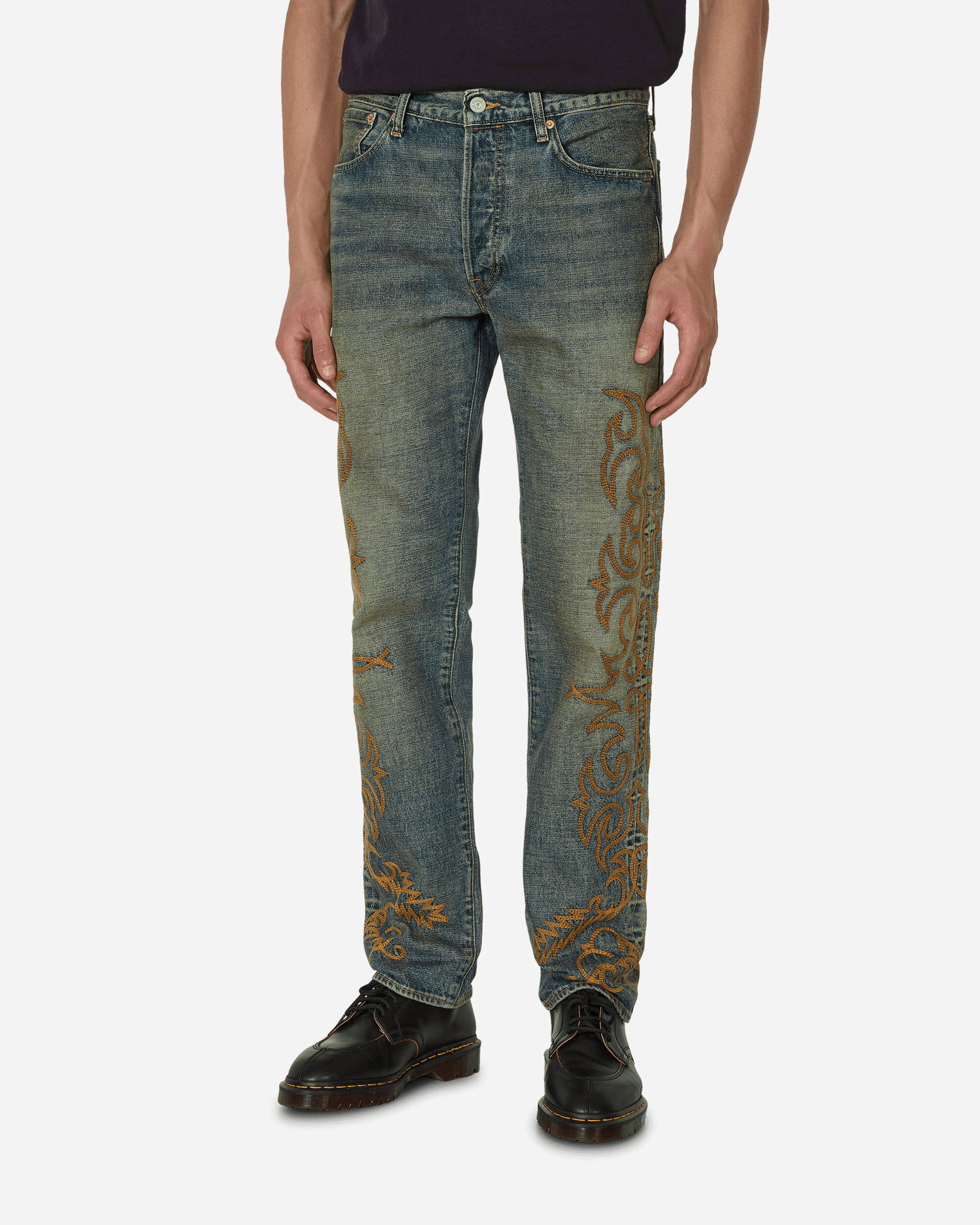 Дънки Levi's Denim Tears Western Stitch 501® Jeans Зелено | A1592 0010, 1