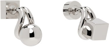 Обеци Jacquemus Silver La Casa 'Les puces Nodo' Earrings Металик | 24H241JW715-5845, 1