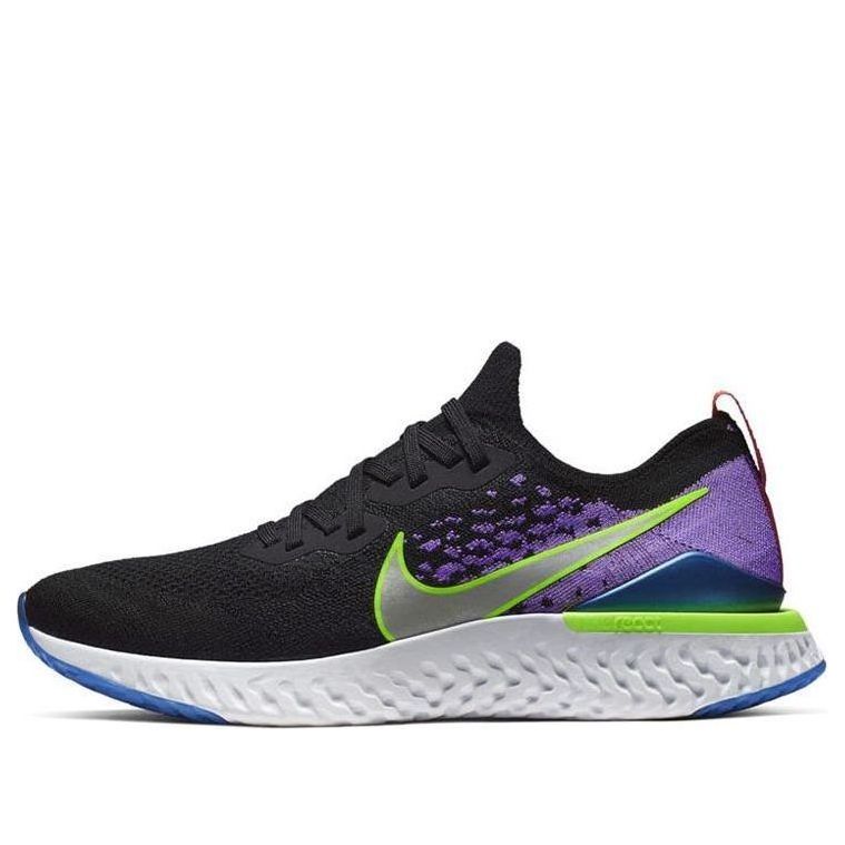 Кецове и обувки Nike Epic React Flyknit 2 Черно | CJ7794-001, 0