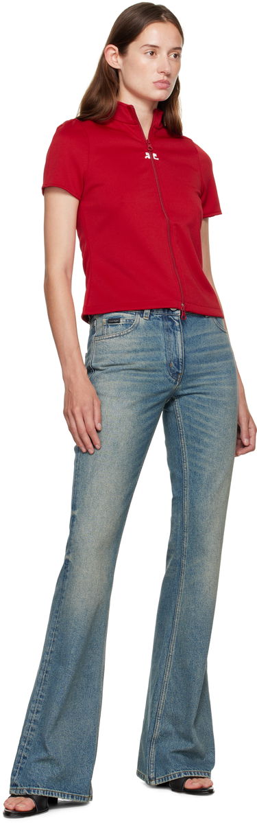 Дънки Courrèges Courrèges Bootcut Jeans Синьо | VESDPA918DE0041, 3