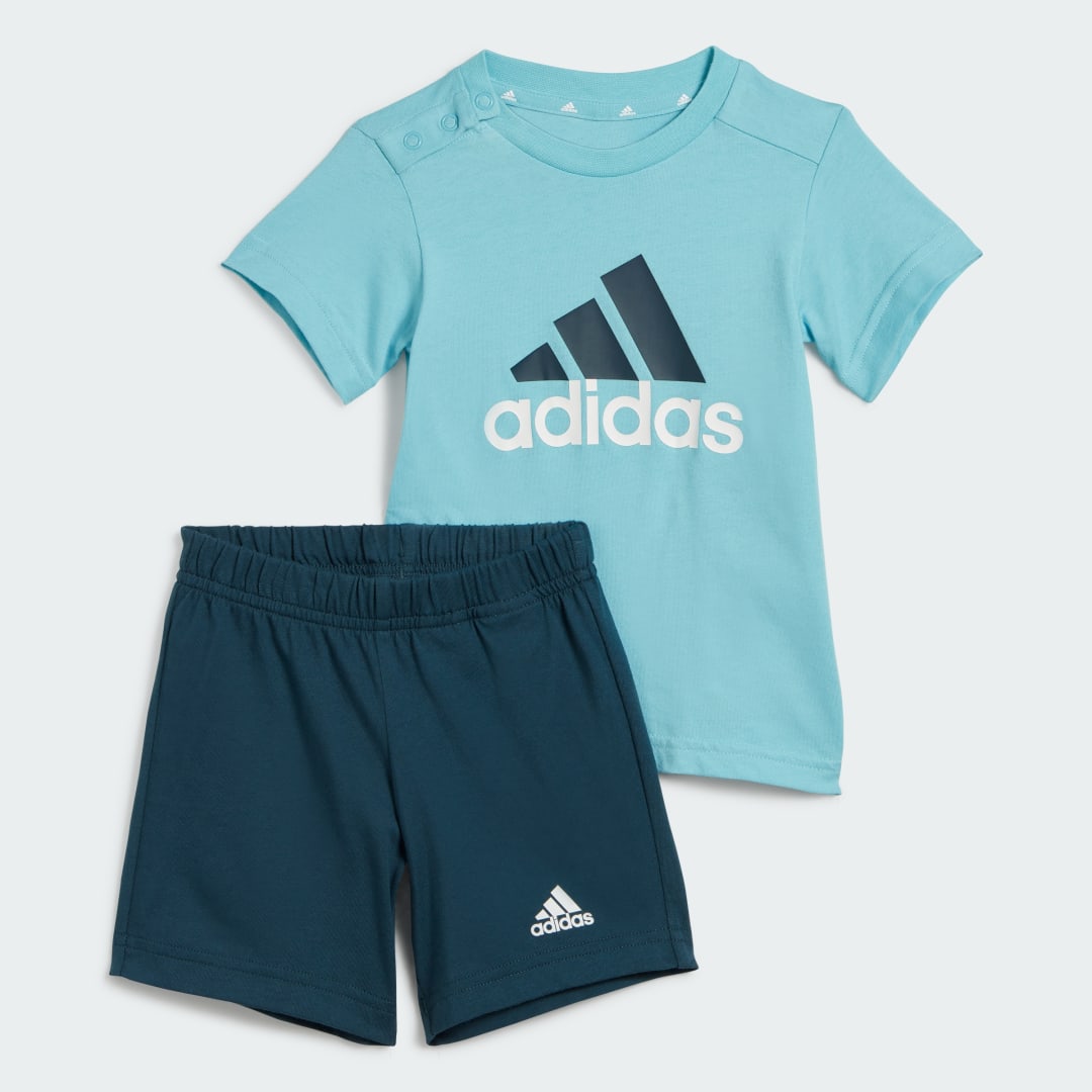 Комплект adidas Performance Organic Cotton T-Shirt and Shorts Set Синьо | IB4813, 0