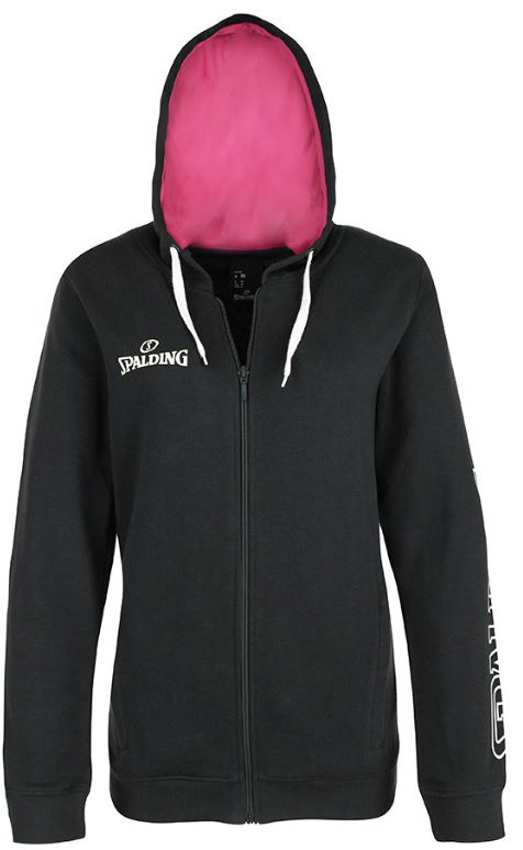 Суитчър Spalding Spalding Team II Jacket 4Her Hoodie Черно | 3003079-07