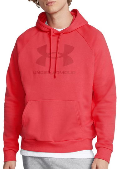 Суитчър Under Armour Rival Fleece Logo Hoodie Червено | 1379758-713, 0