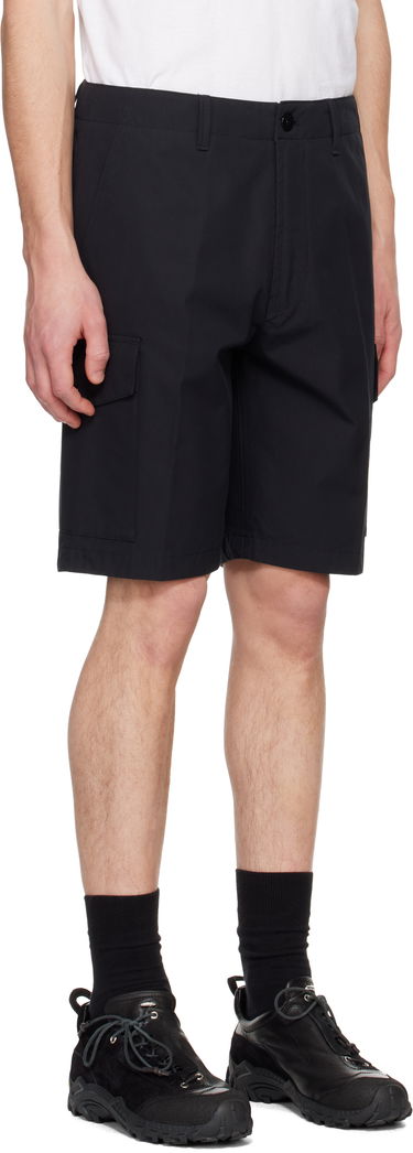 Къси панталони Stone Island Stone Island Organic Cotton Canvas Cargo Shorts Черно | K1S15 L100014 S00F1, 1
