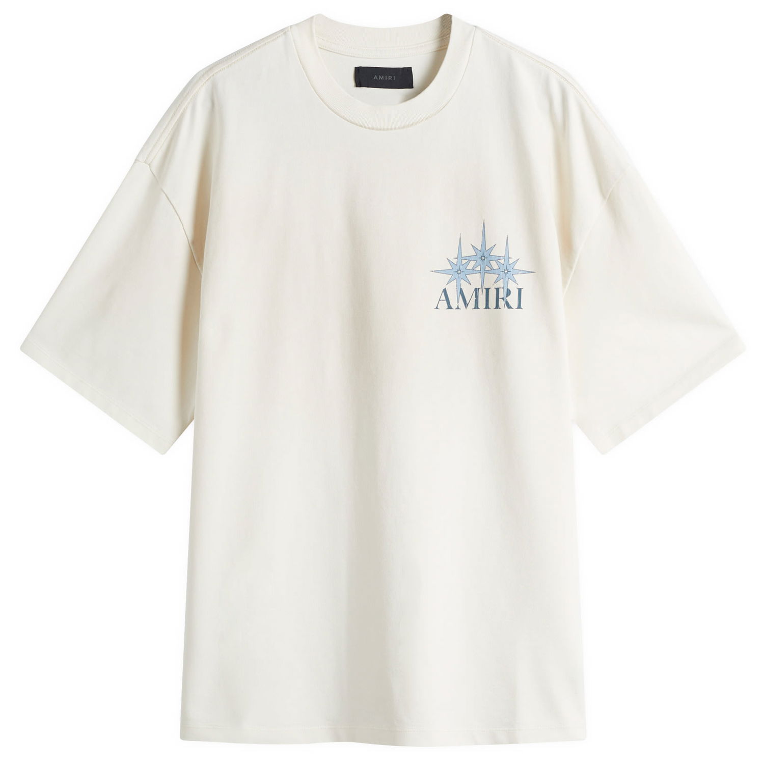 Тениска AMIRI Starburst Oversized T-Shirt, Size Large Бяло | AMJYTE1179-127, 0