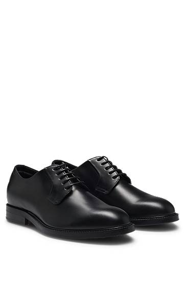 Облекло и аксесоари BOSS Leather Derby Shoes Черно | 50513353, 0