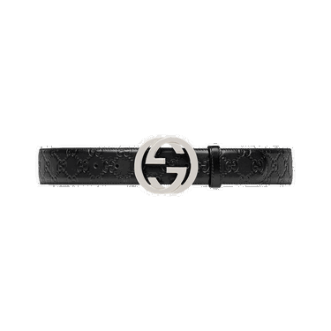 Колани Gucci Interlocking GG Leather Belt Черно | 411924 CWC1N 1000, 0