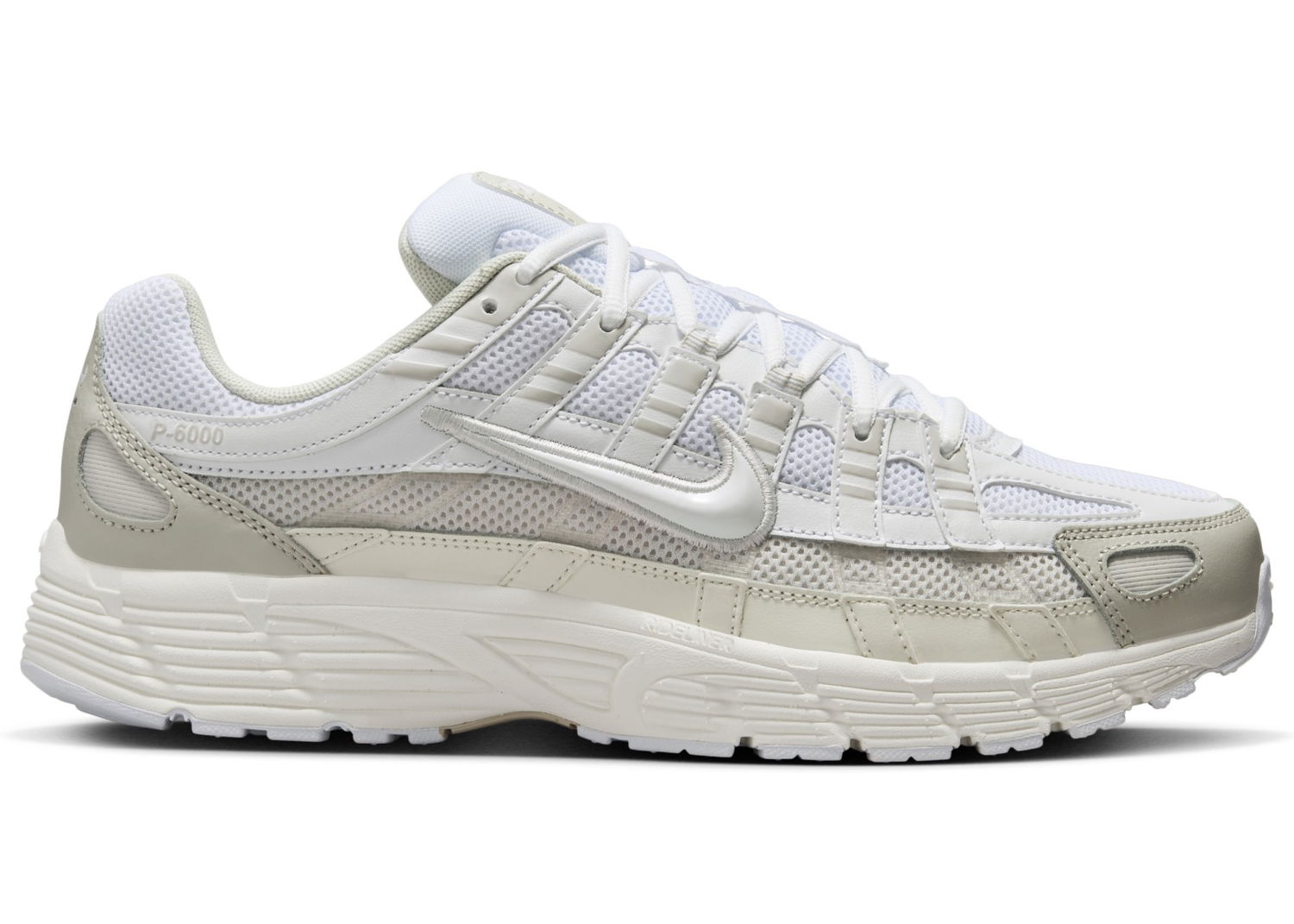 Кецове и обувки Nike P-6000 White Sail Vast Grey Сиво | CV2209-111, 0