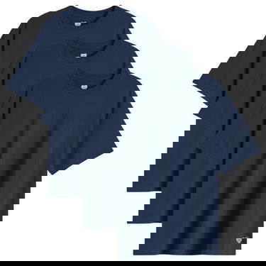 Тениска Human Made 3-Pack T-Shirt Set Тъмно синьо | HM28CS048-NY, 0