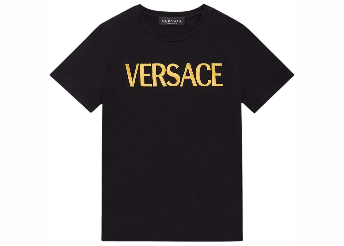 Тениска Versace Embroidered T-Shirt Black Черно | 1011860-1A10523-2B150, 0
