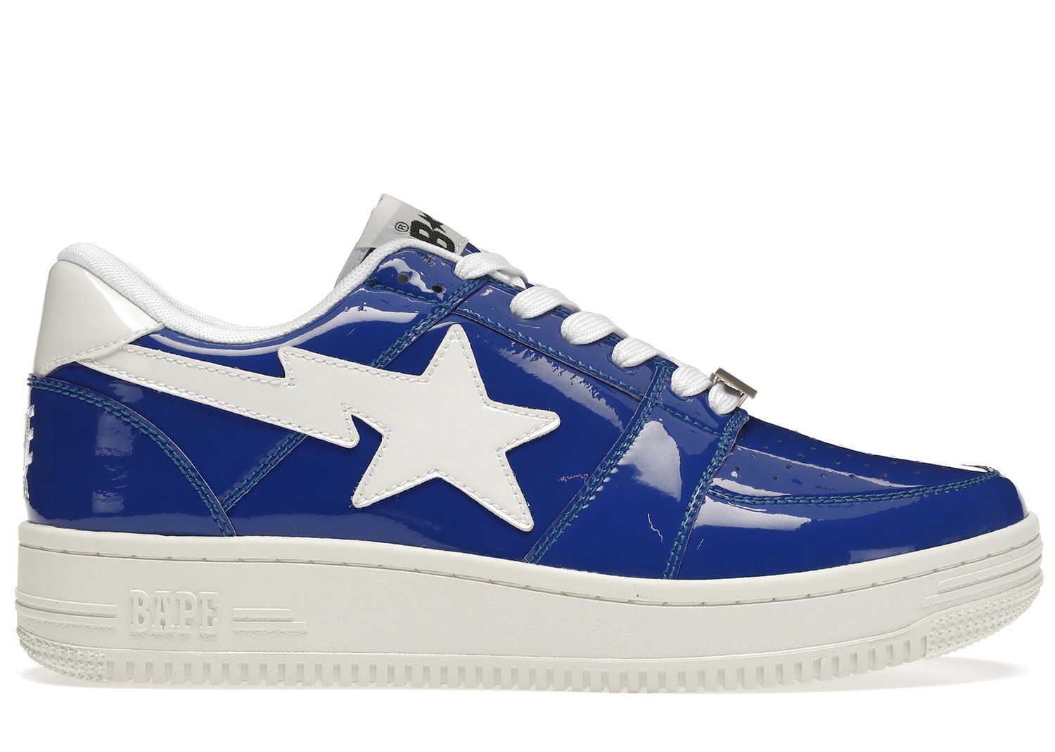 Кецове и обувки BAPE Bape Sta Low "Patent Blue" Тъмно синьо | 1G30191010-BLU, 0