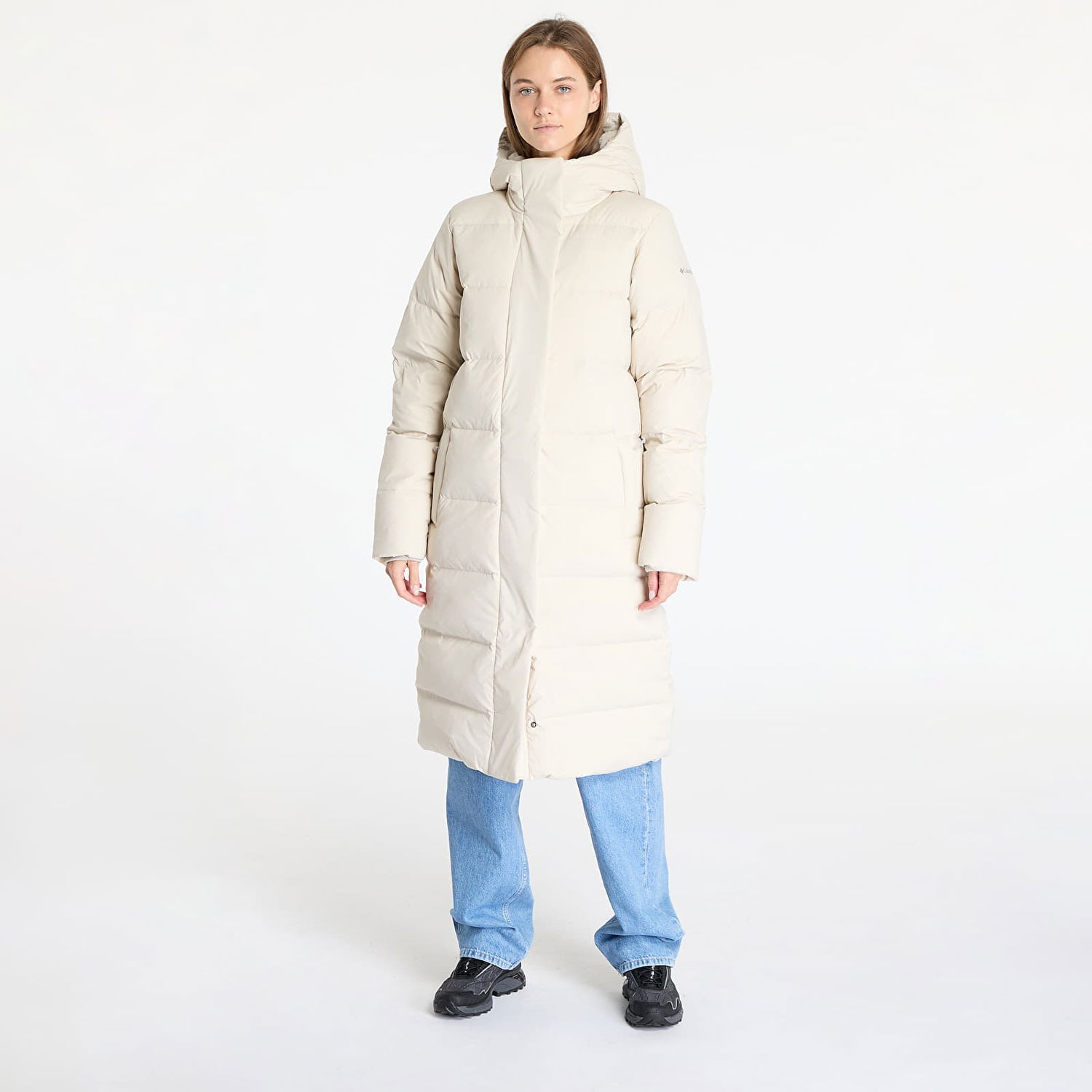 Пухо яке Columbia Boundless Days Long Down Jacket Dark Stone Бежово | 2085144278, 0