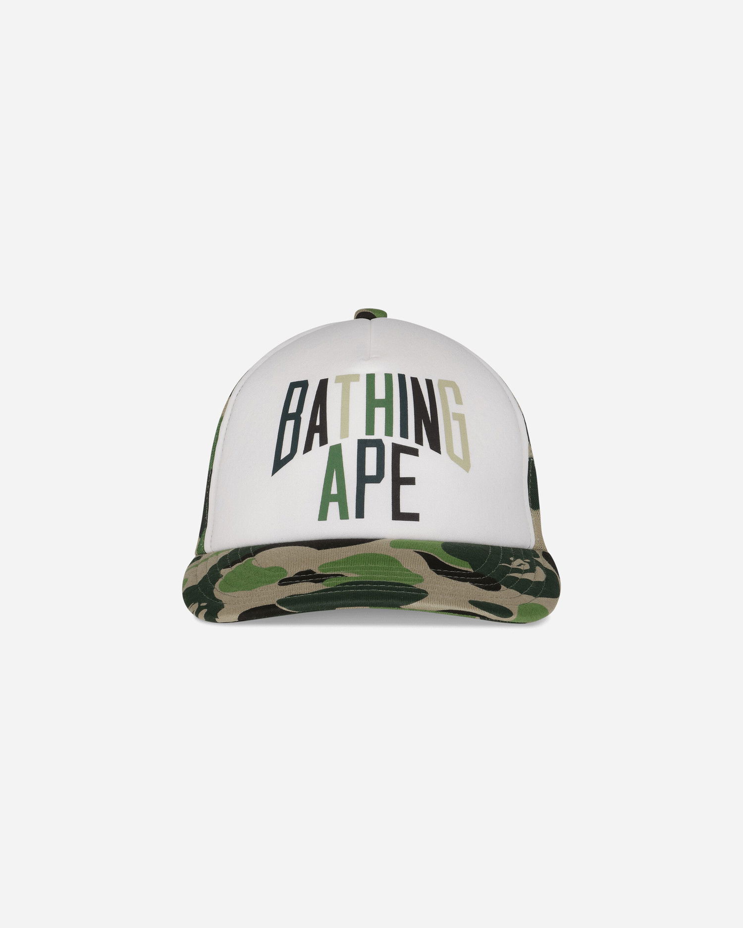 Шапка с козирка BAPE Camo NYC Logo Mesh Cap Бяло | 1L30180012 GREEN, 0