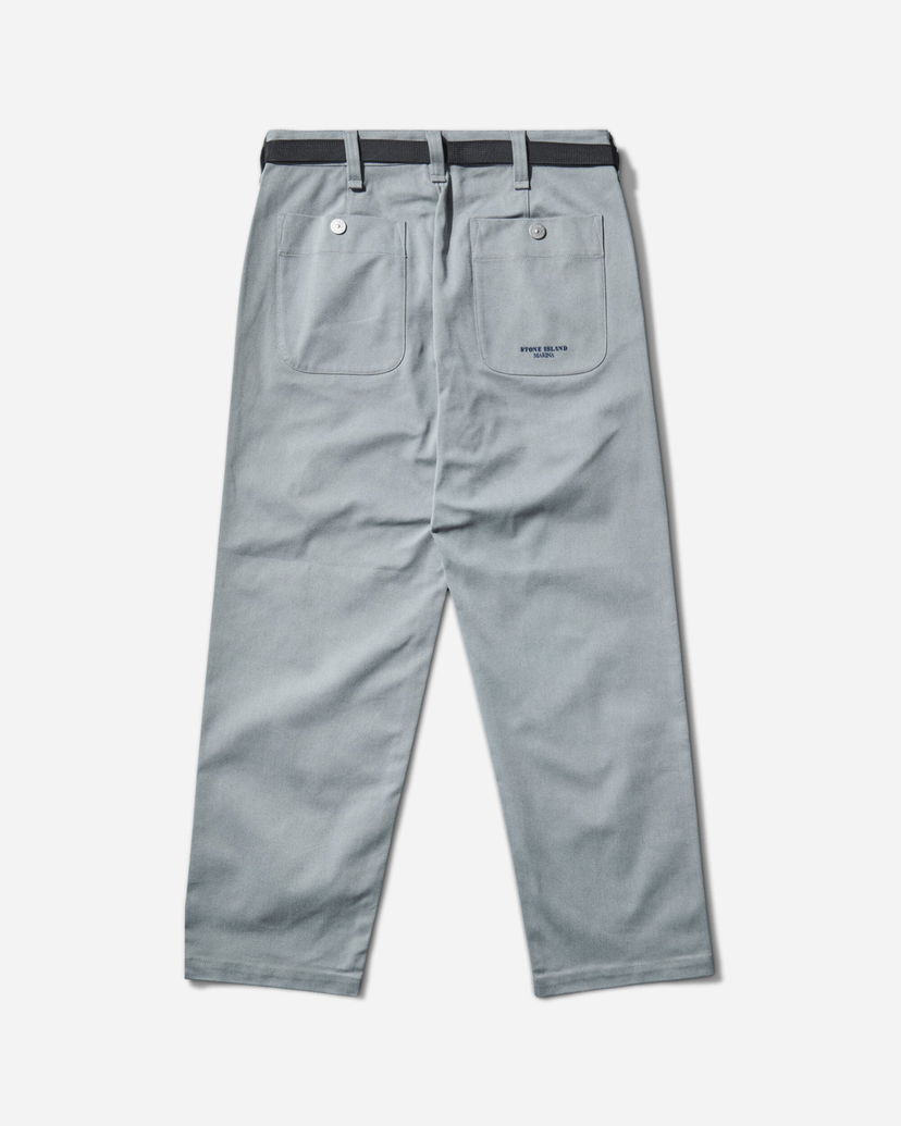 Панталони Stone Island Marina Stretch Gabardine Pants Сиво | K2S15-3100015-S0X19 V0040