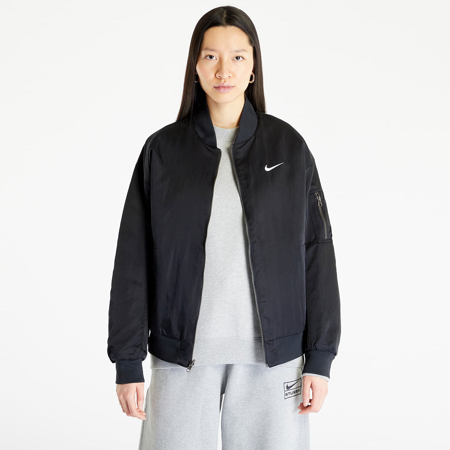 Яке бомбър Nike Varsity Bomber Jacket Черно | DV7876-010, 0
