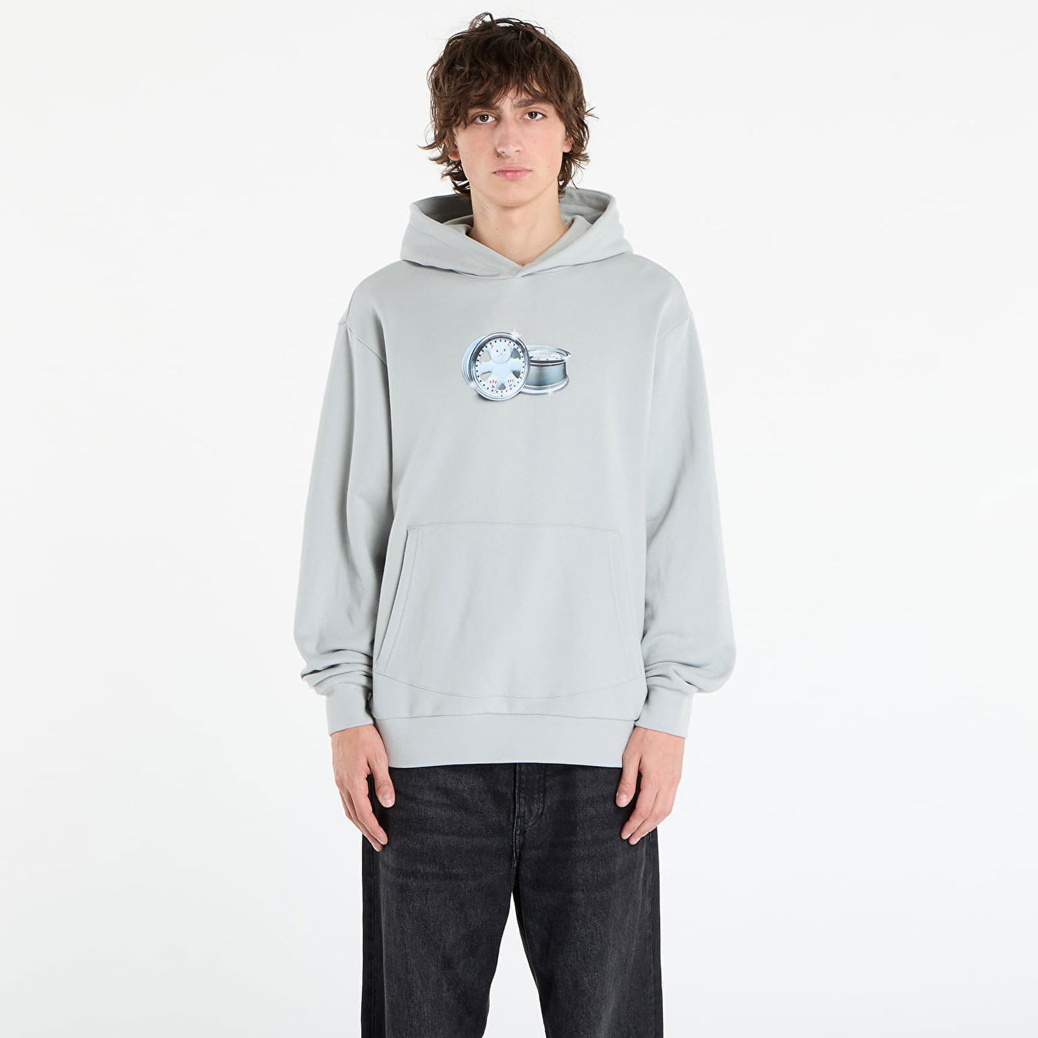 Суитчър RIPNDIP RIPNDIP Nerm On Wheels Hoodie Сиво | RNDFALL25112, 0