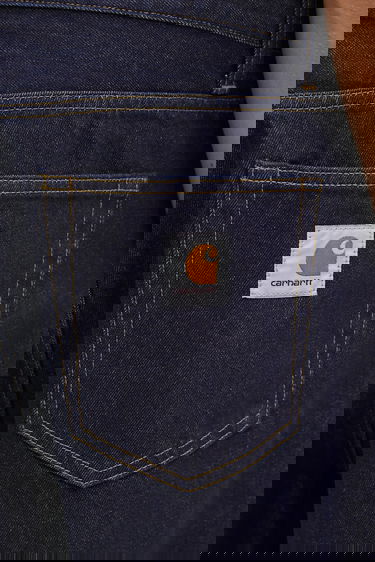 Дънки Carhartt WIP Loose Fit Denim Landon Pant Тъмно синьо | I030468.102, 3