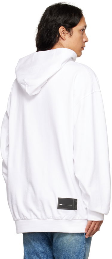 Суитчър We11done We11done Print Hoodie Бяло | WD-TH3-22-729-U-WH, 2