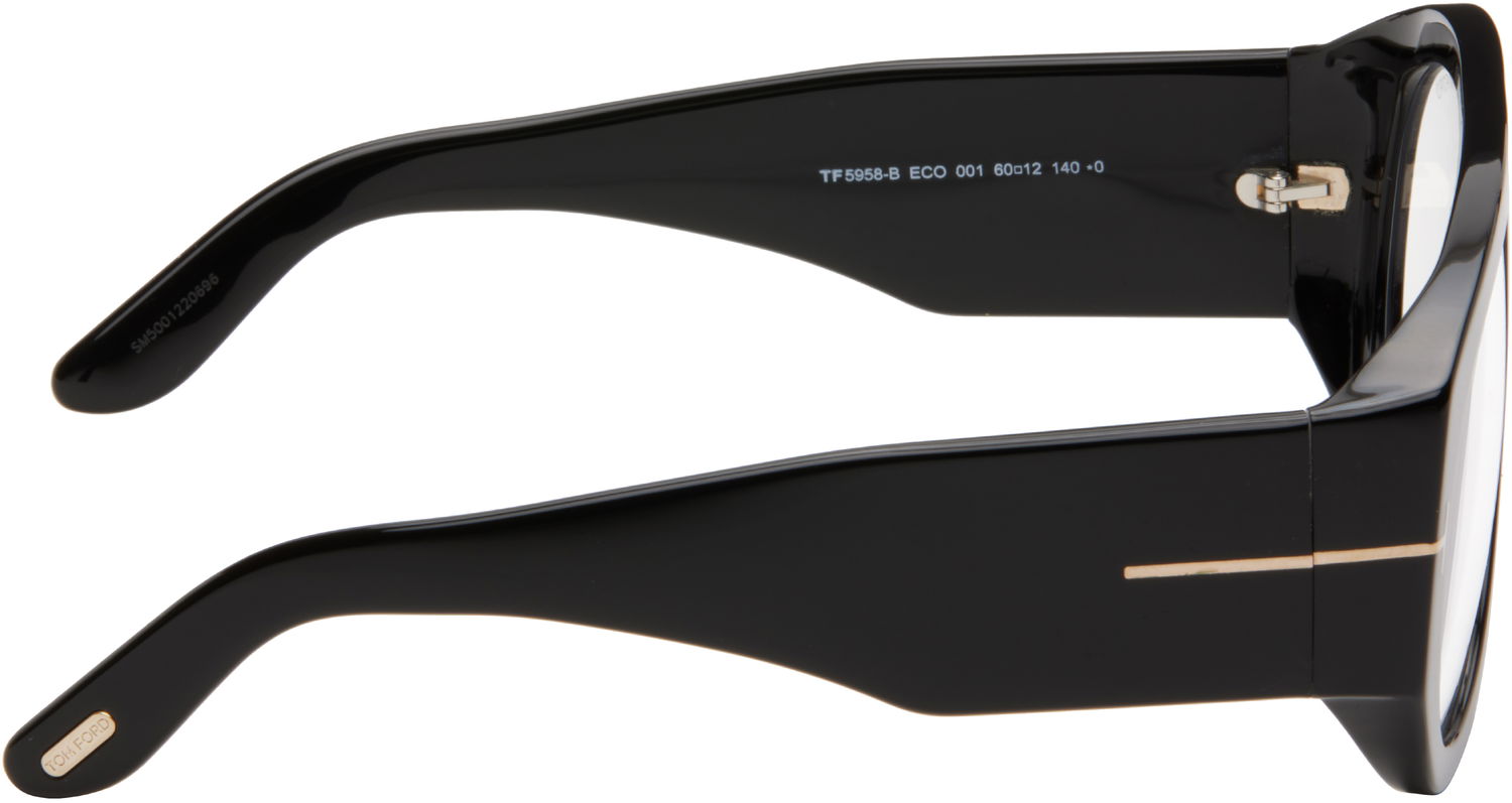 Слънчеви очила Tom Ford Aviator Blue Block Glasses Черно | FT5958-B_60001, 1