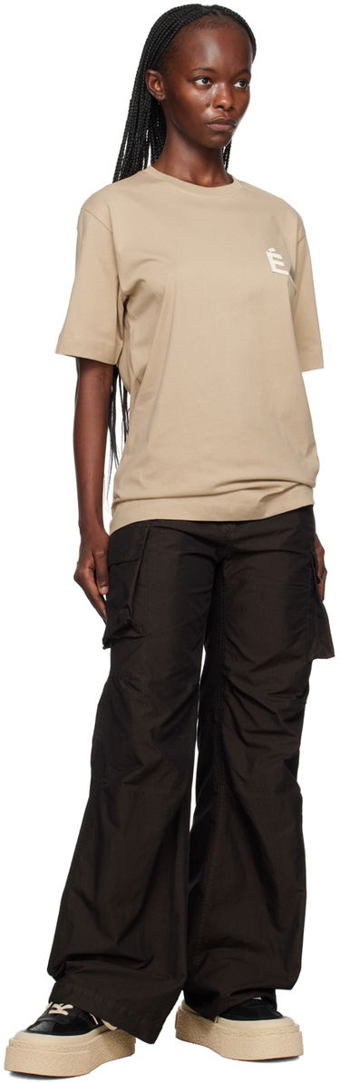 Тениска Études Wonder Patch T-Shirt Бежово | H23MM104A00762, 3