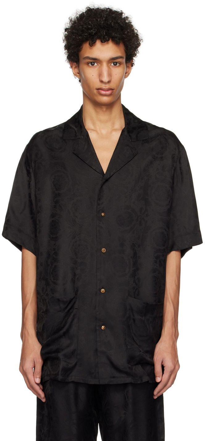 Риза Versace Barocco Print Relaxed Shirt Черно | 1002567 1A06341, 0