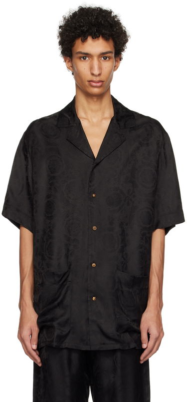 Риза Versace Barocco Print Relaxed Shirt Черно | 1002567 1A06341, 0